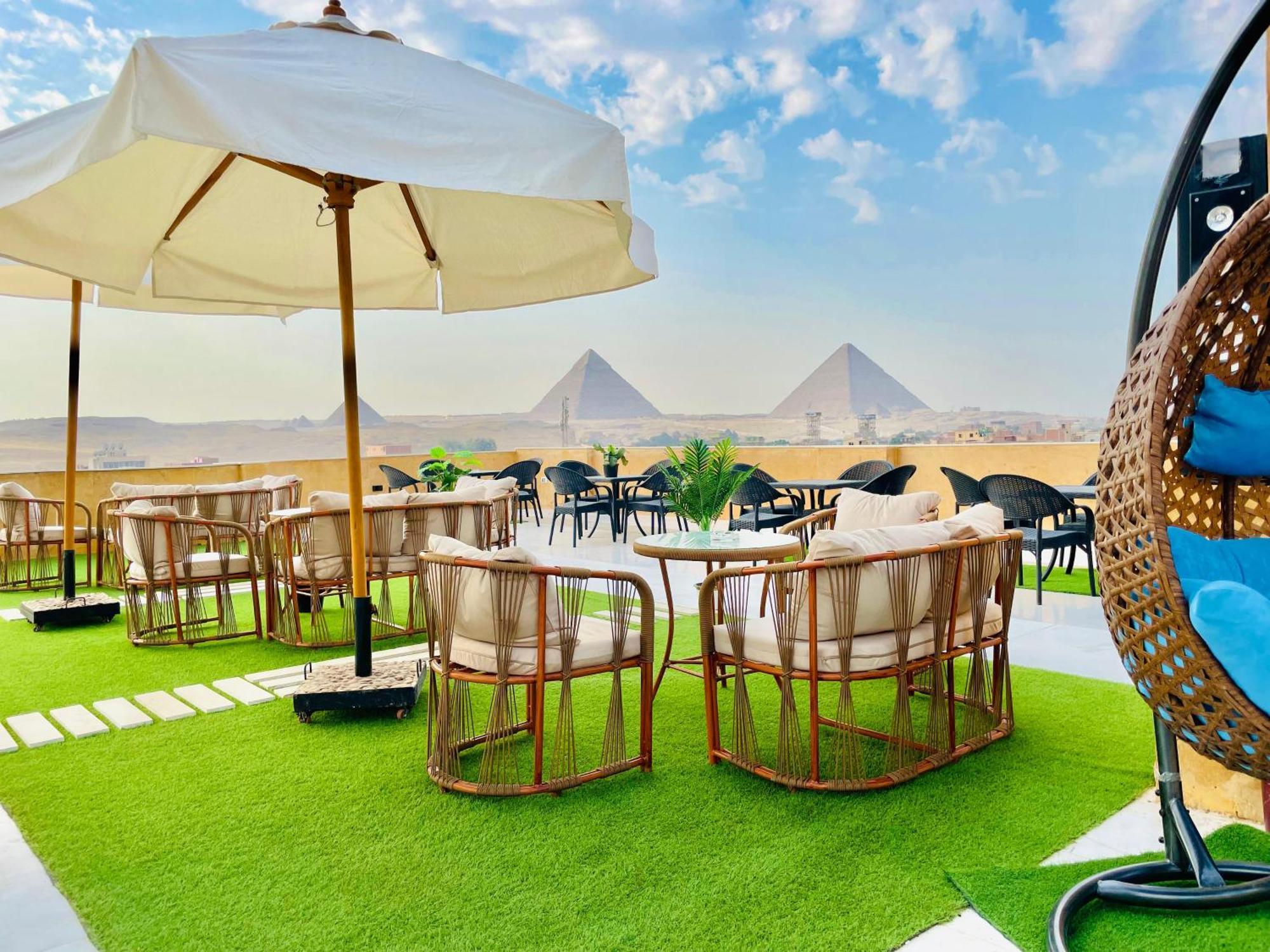Palm Pyramids View Hotel Kafret el-Gabal 外观 照片