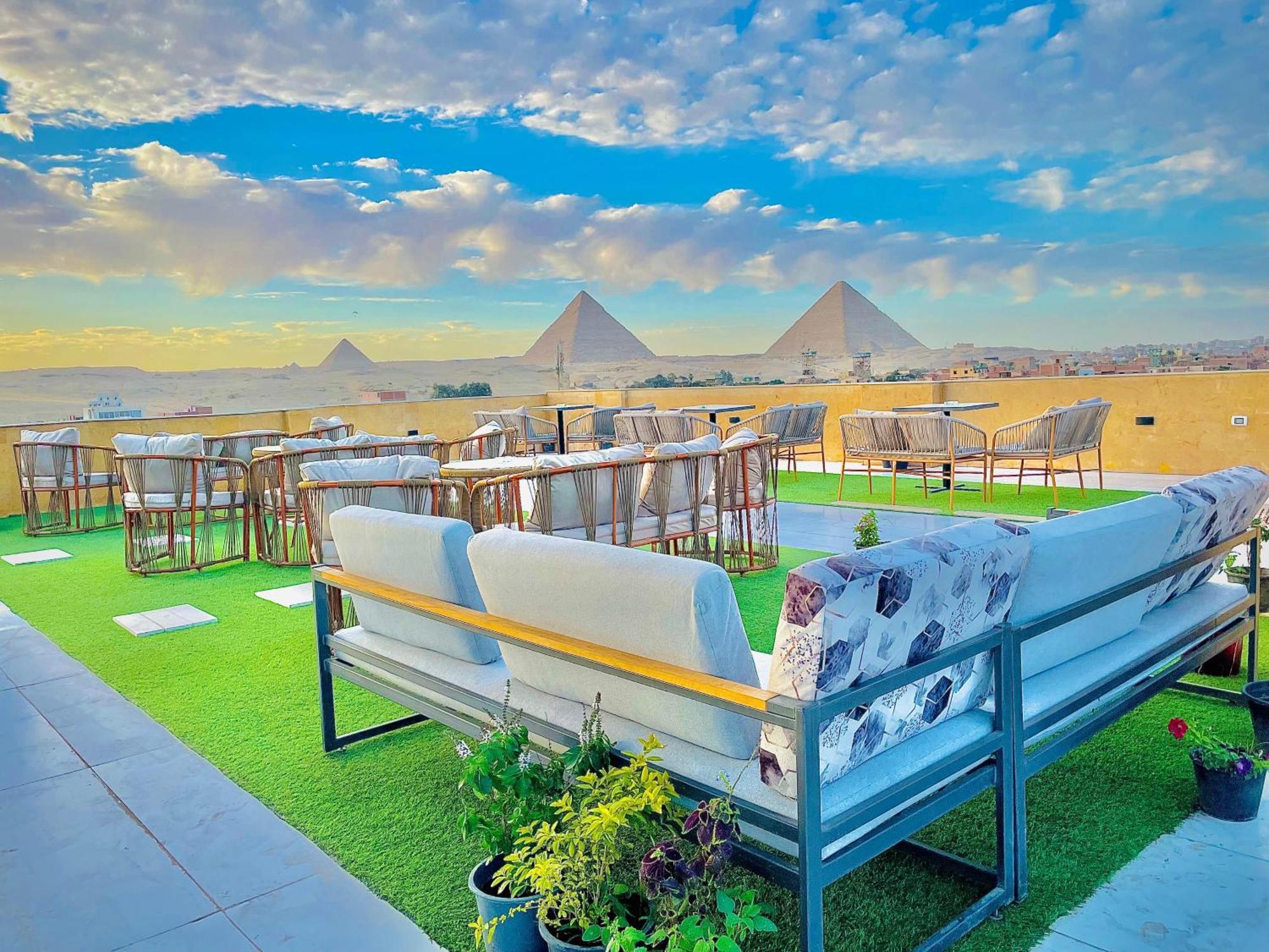 Palm Pyramids View Hotel Kafret el-Gabal 外观 照片